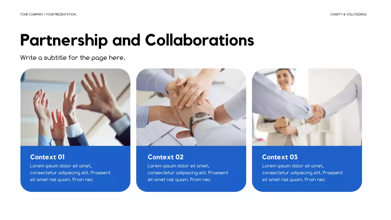 Blue Modern Fundraising Proposal Presentation