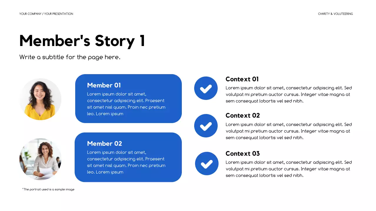 Blue Modern Fundraising Proposal Presentation