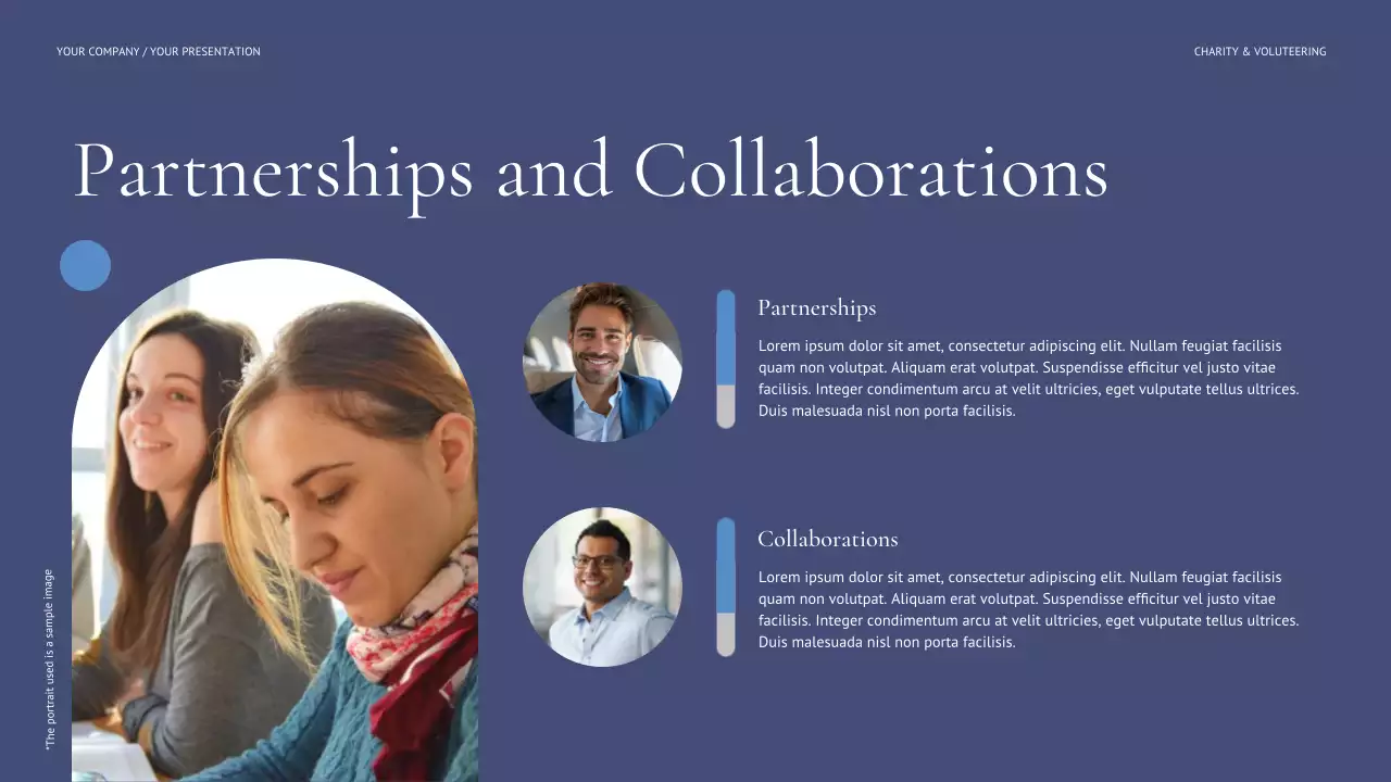 Blue Modern Fundraising Proposal Presentation