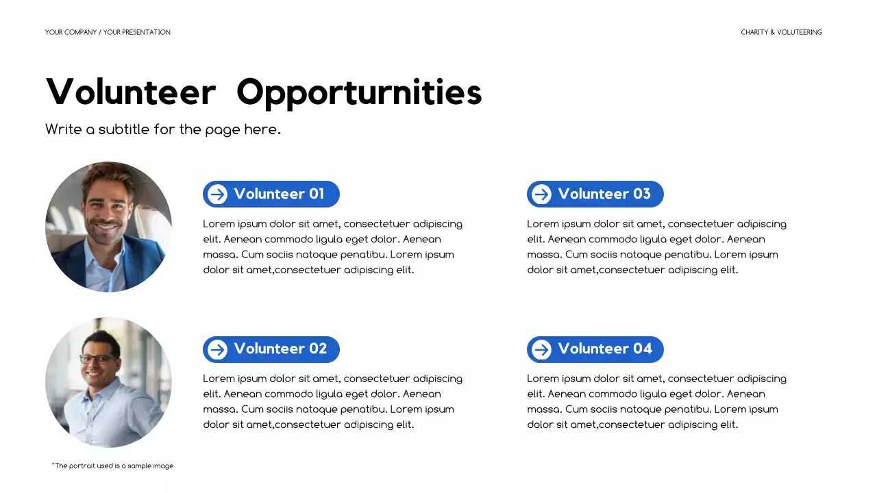 Blue Modern Fundraising Proposal Presentation