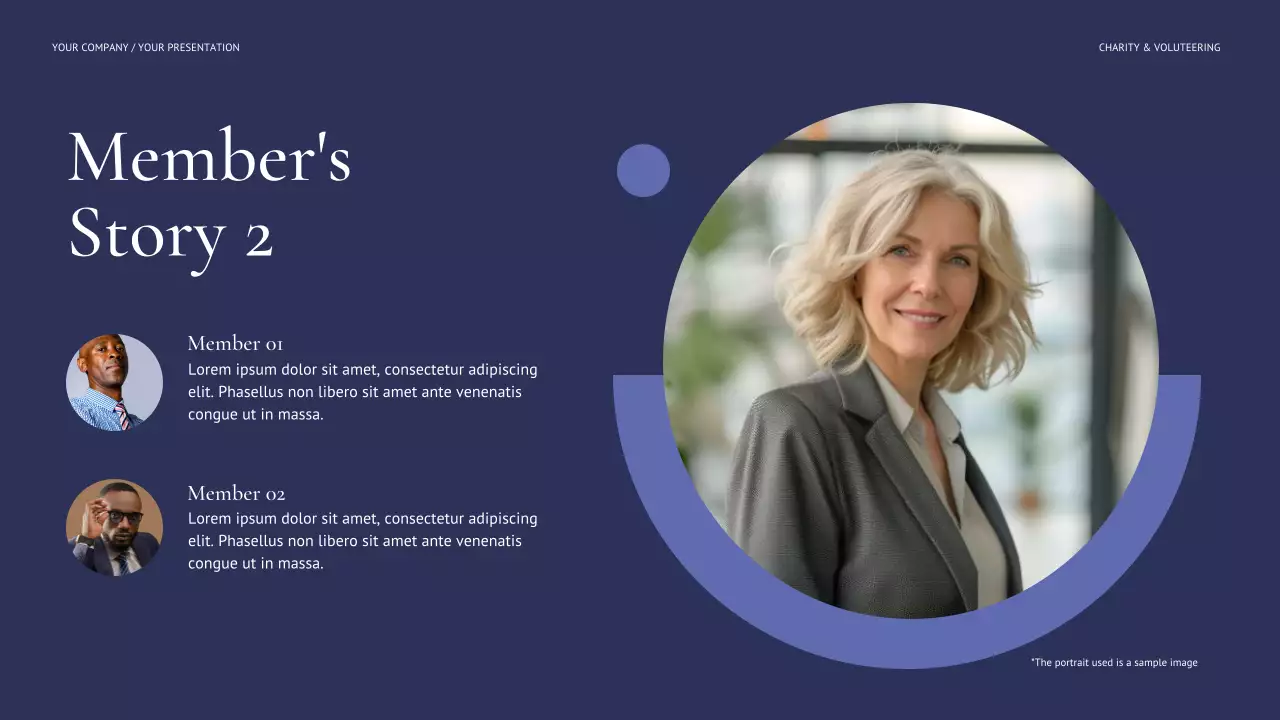 Blue Modern Fundraising Proposal Presentation