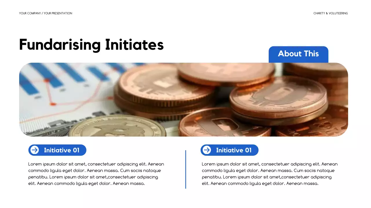 Blue Modern Fundraising Proposal Presentation