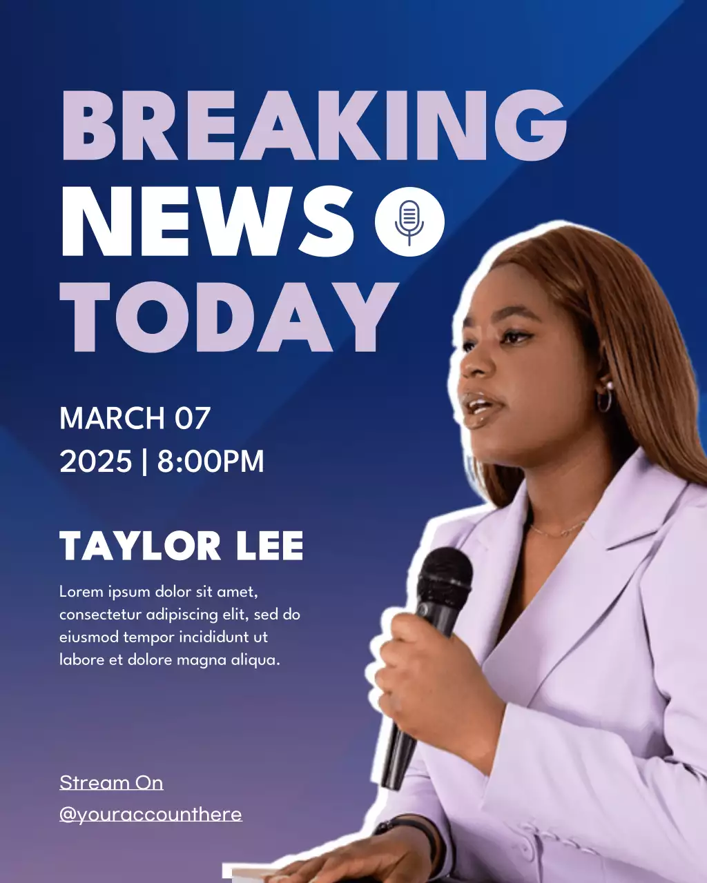 Breaking News Podcast Instagram Post