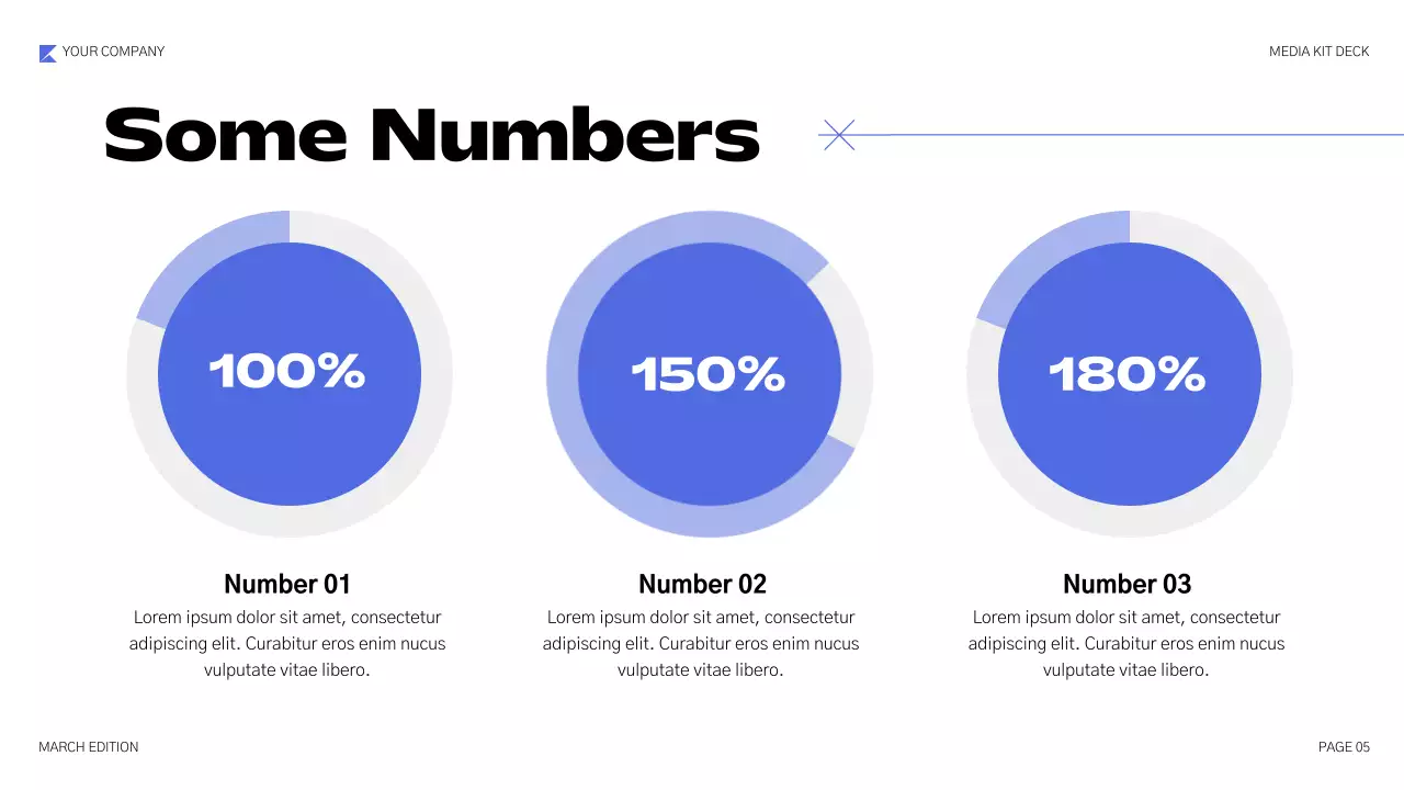Blue Geometric Media Agency Pitch Presentation