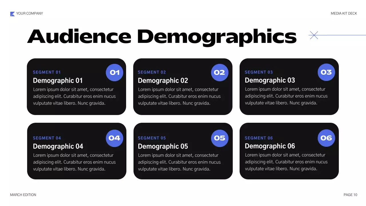 Blue Geometric Media Agency Pitch Presentation