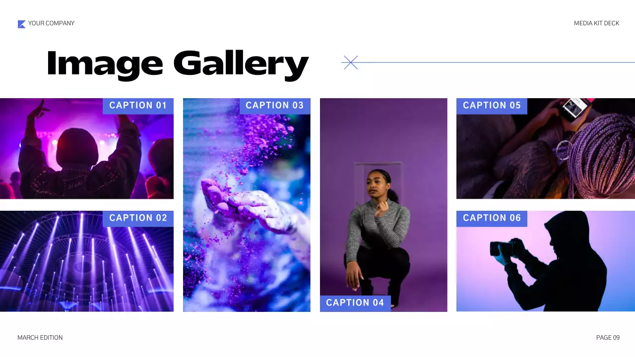 Blue Geometric Media Agency Pitch Presentation