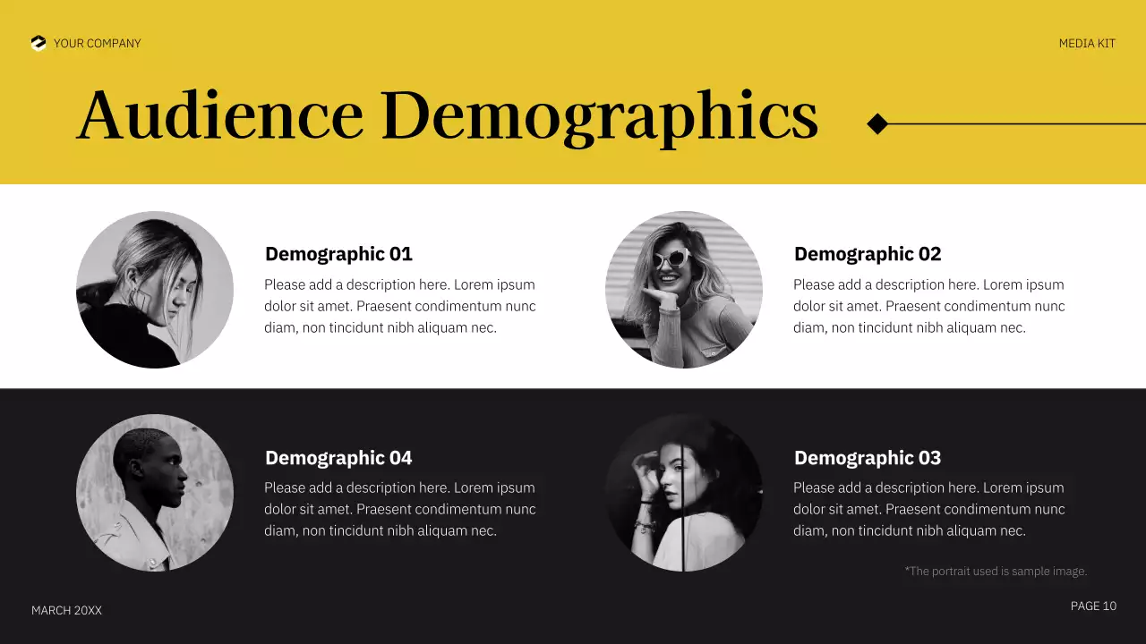 Yellow Bold Media Agency Pitch Presentation