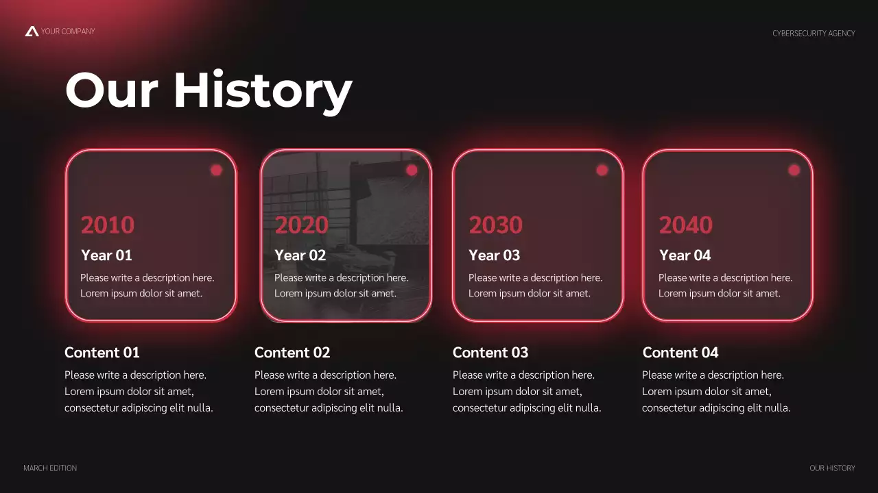 Red Modern Cybersecurity Agency Pitch Presentation