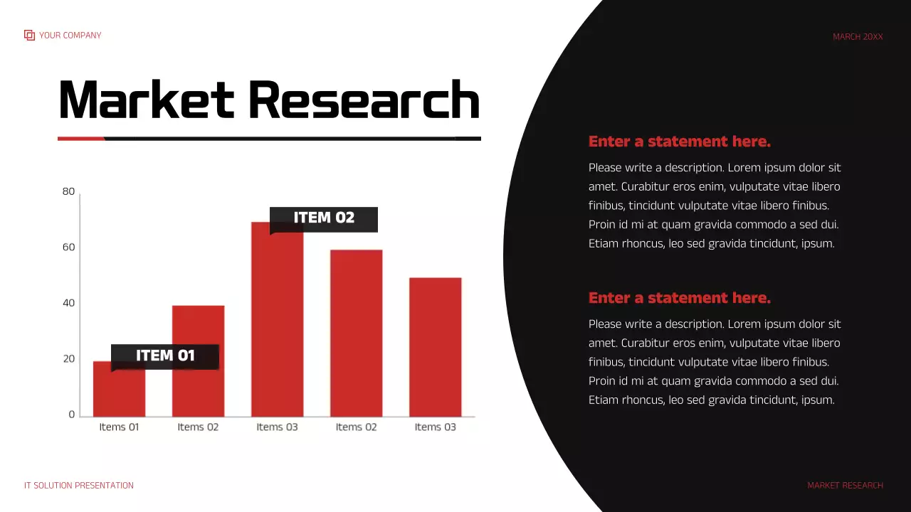 Red Modern IT Solution Presentation