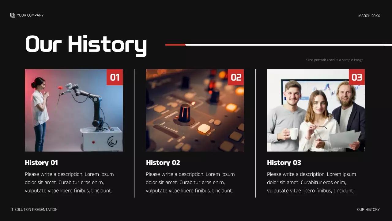 Red Modern IT Solution Presentation