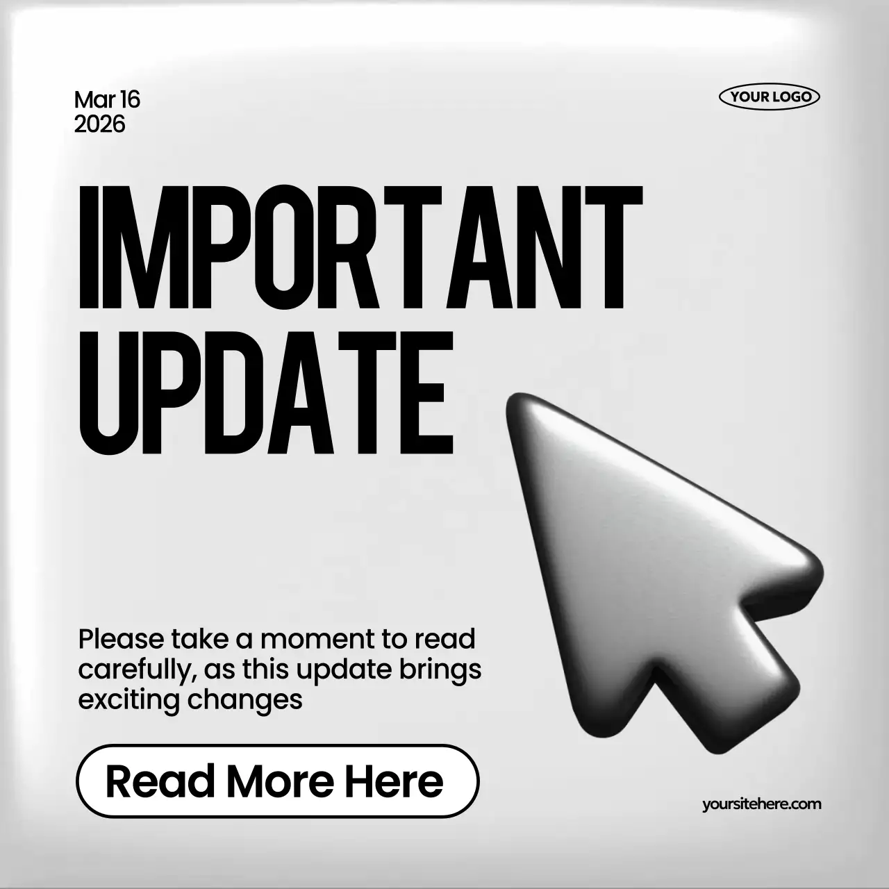 silver modern update notification