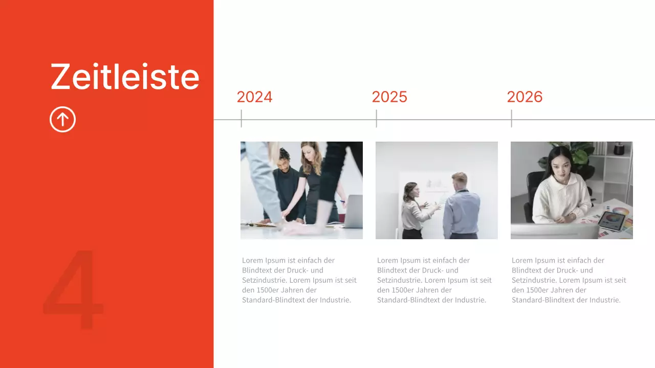 Orange und Grün Einfach Modern Elegant Marketing Team Notizen