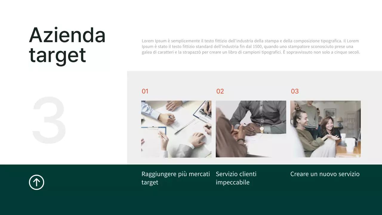 Arancione e verde Semplice moderno elegante Note del team marketing