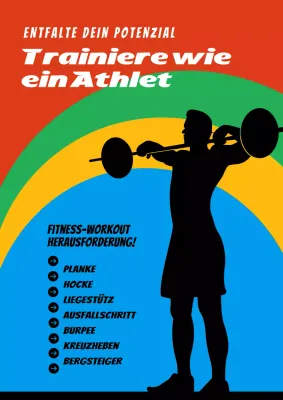 Schwarz Bunt Modern Fitness Challenge Förderung