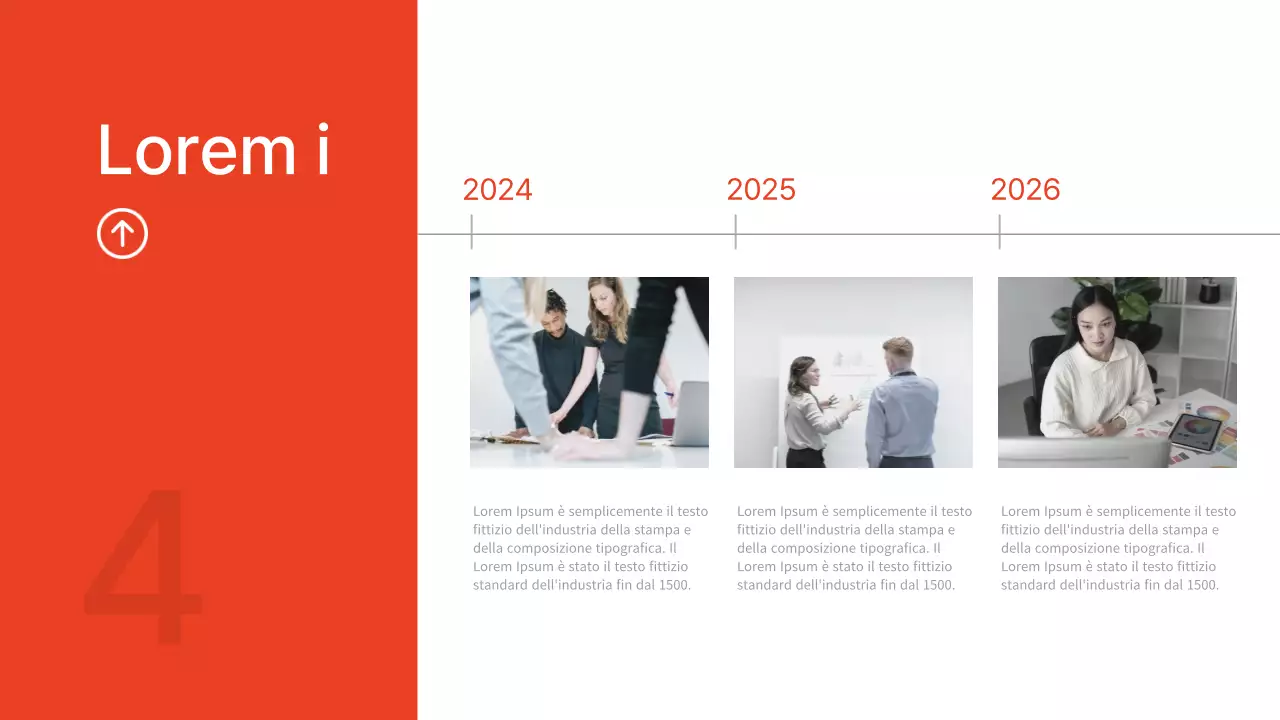 Arancione e verde Semplice moderno elegante Note del team marketing