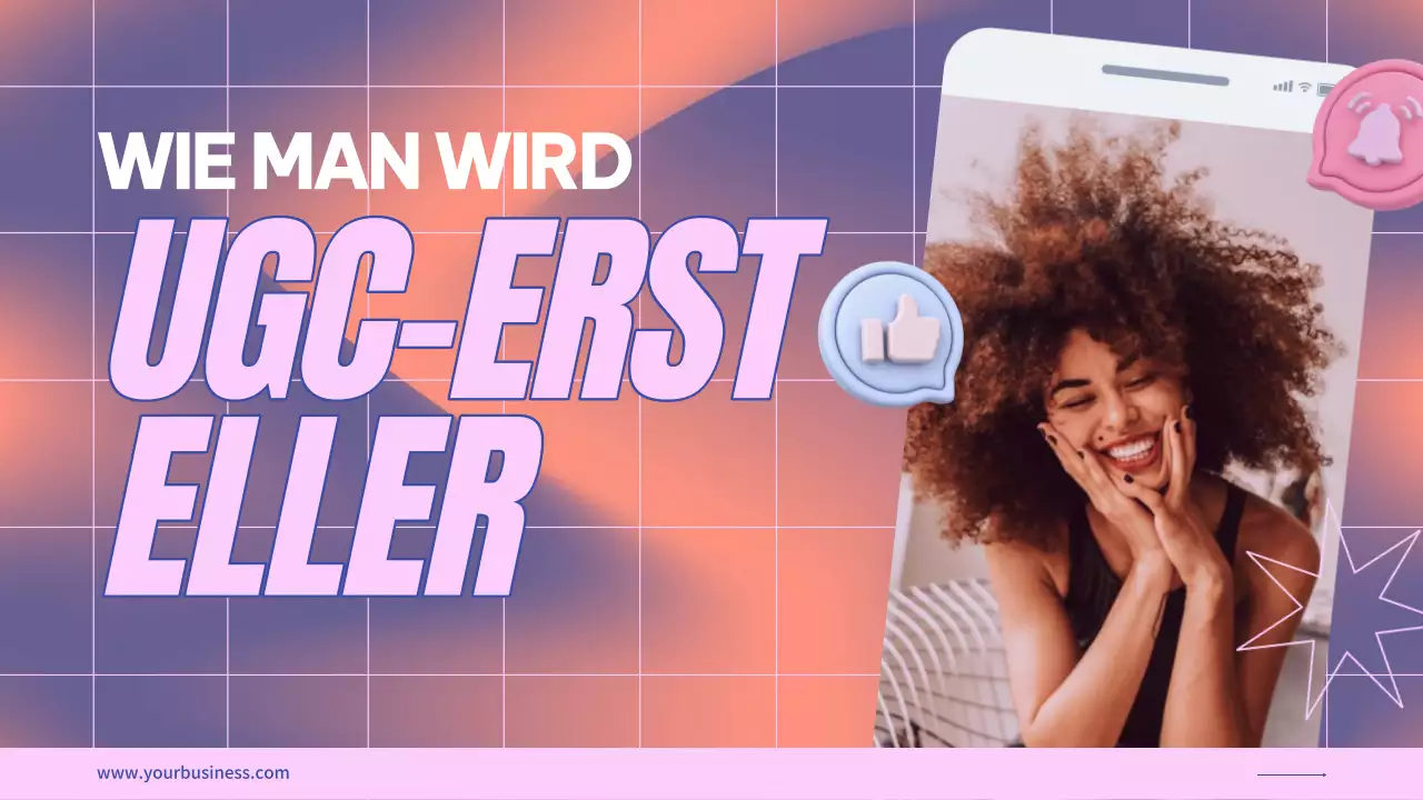 Lila-Rosa Modern Trend Präsentation UGS Anleitung