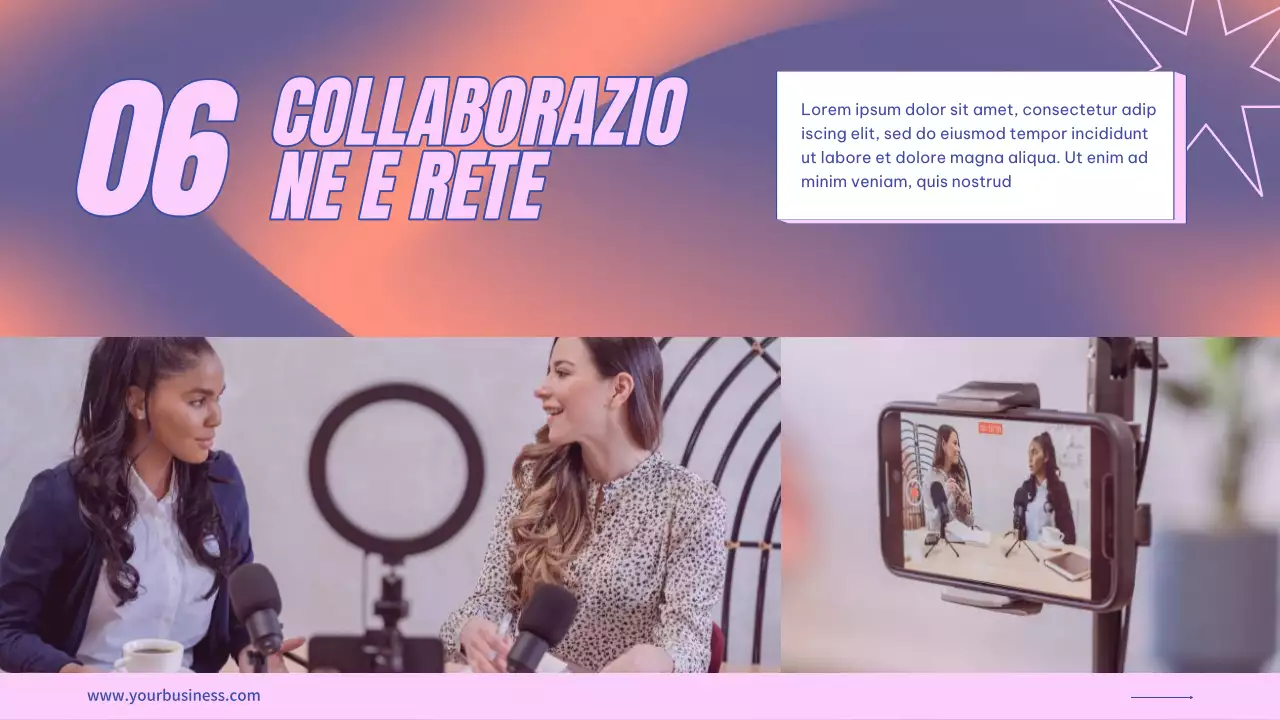 Viola Rosa Tendenza moderna Presentazione UGS Istruzioni