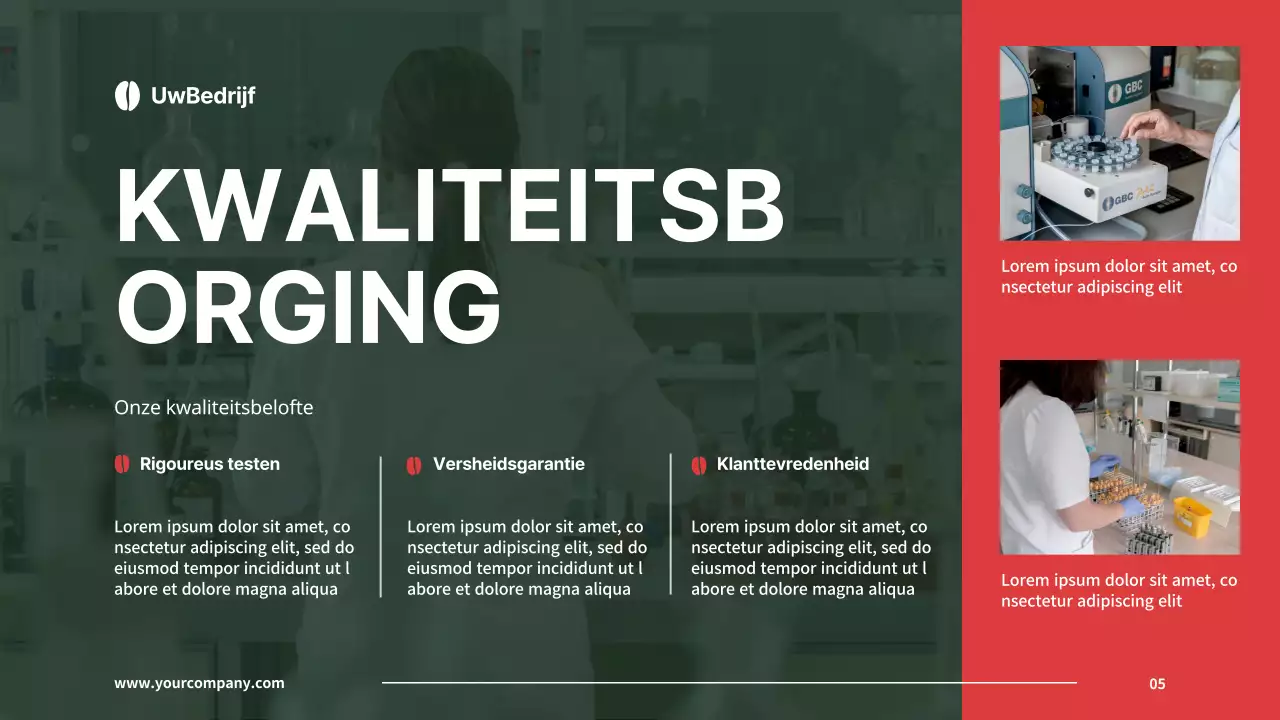 Black and Red Basic Company's Introductie Koffiebranderij