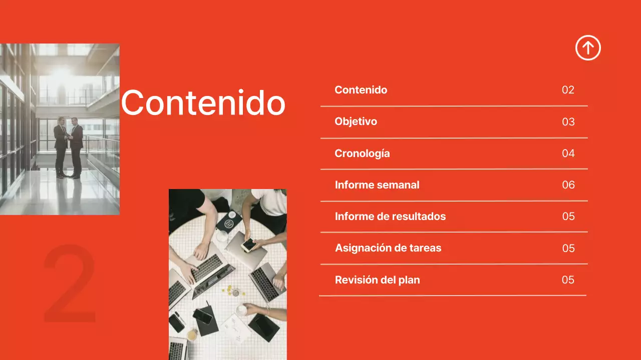 Naranja y verde Sencillo, moderno y elegante Notas del equipo de marketing