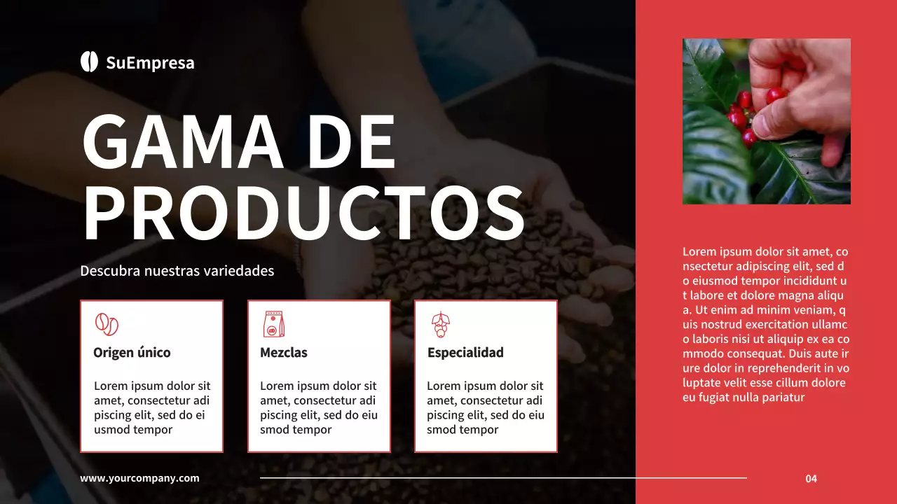 Introducción de la tostadora de café Black and Red Basic Company