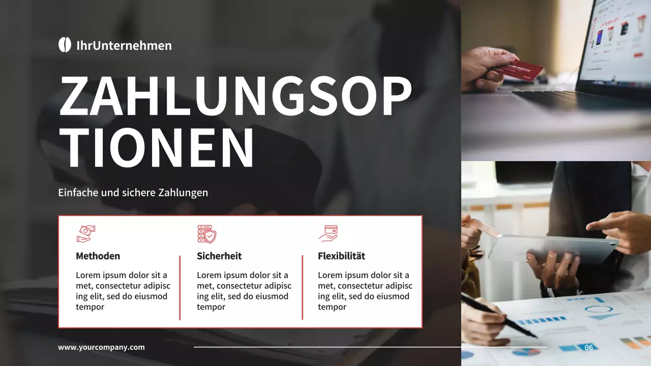 Einführung der Kaffeerösterei von Black and Red Basic Company