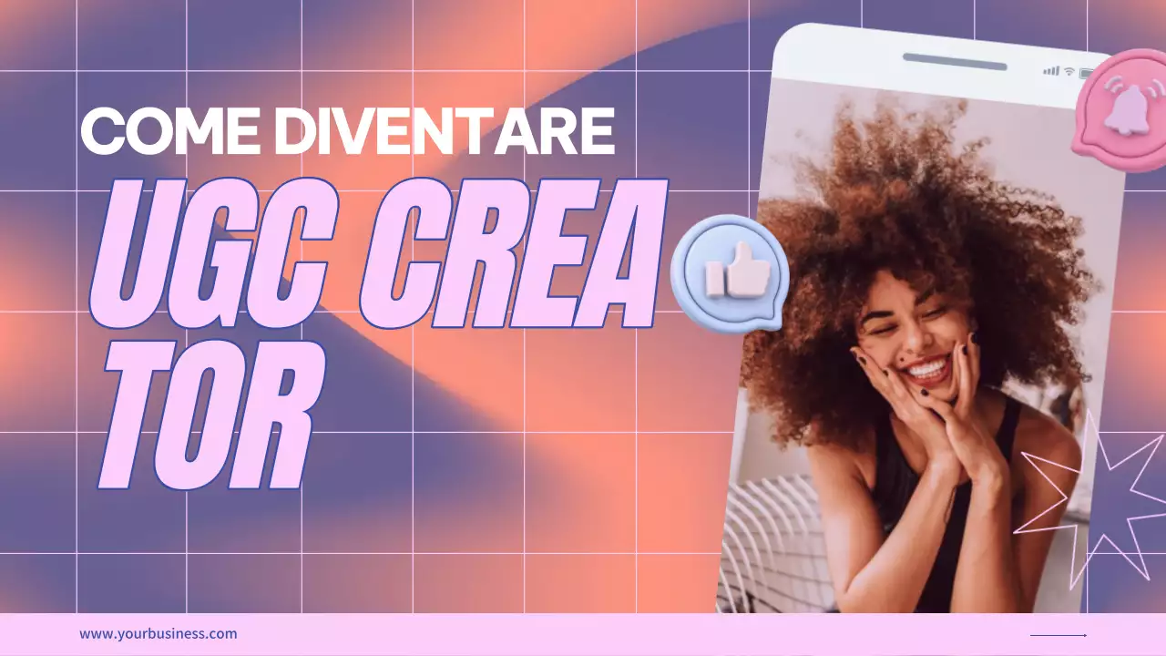 Viola Rosa Tendenza moderna Presentazione UGS Istruzioni