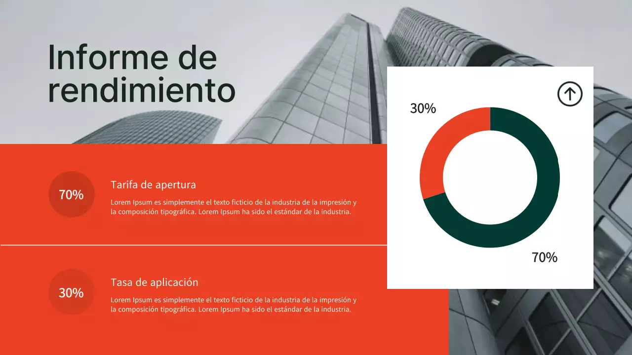 Naranja y verde Sencillo, moderno y elegante Notas del equipo de marketing