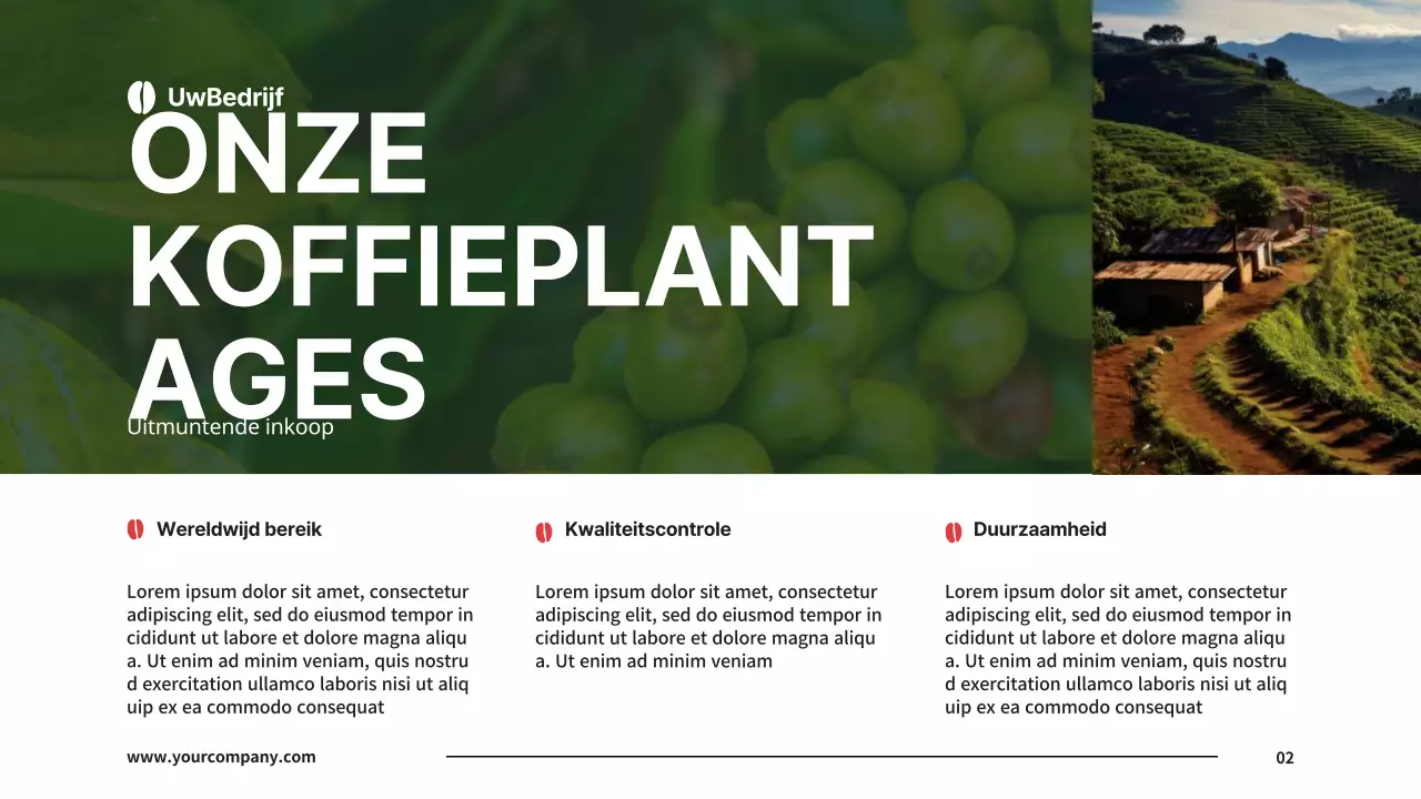 Black and Red Basic Company's Introductie Koffiebranderij