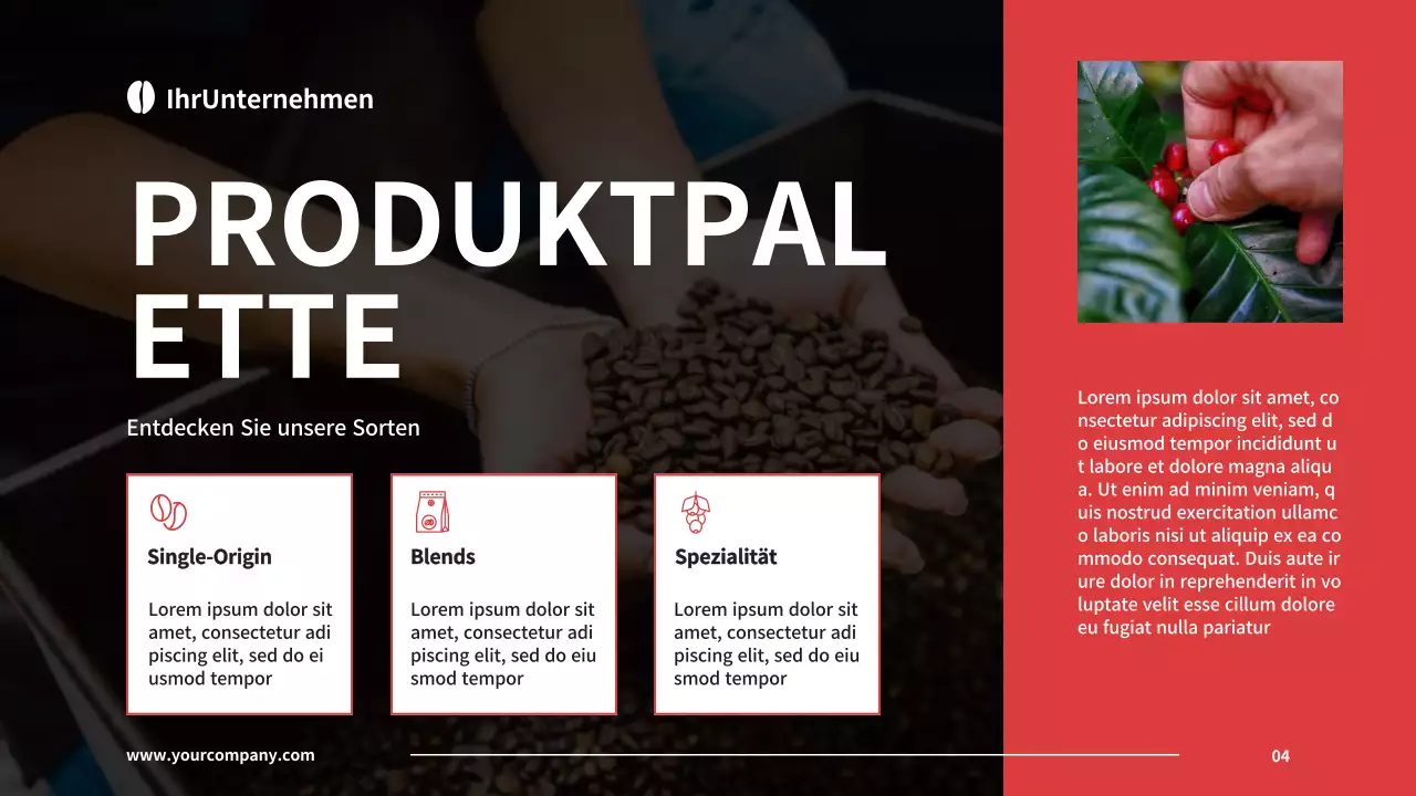 Einführung der Kaffeerösterei von Black and Red Basic Company