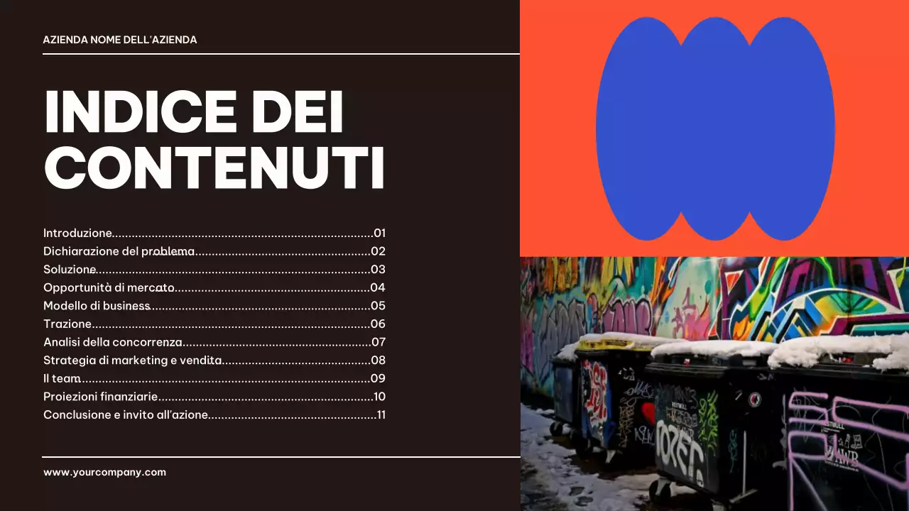 Blu Nero Geometrico Presentazione di presentazione del prodotto aziendale