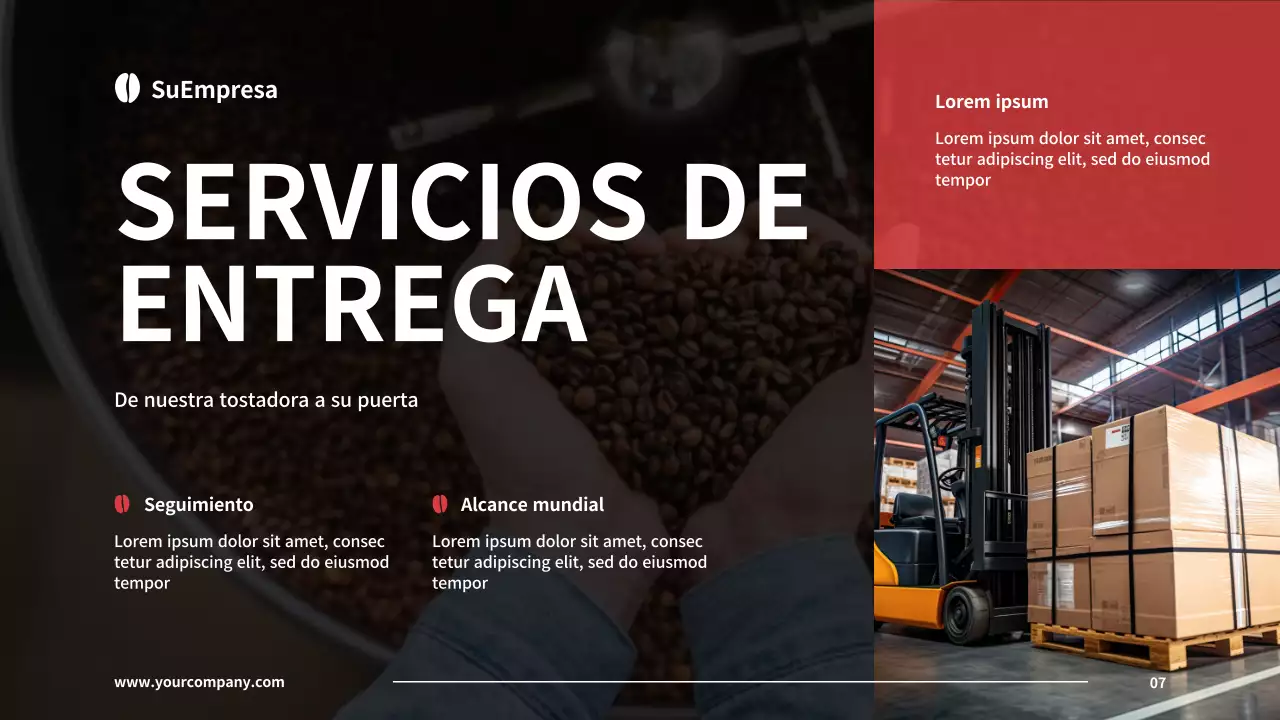 Introducción de la tostadora de café Black and Red Basic Company