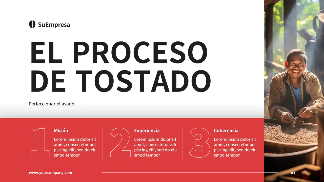 Introducción de la tostadora de café Black and Red Basic Company