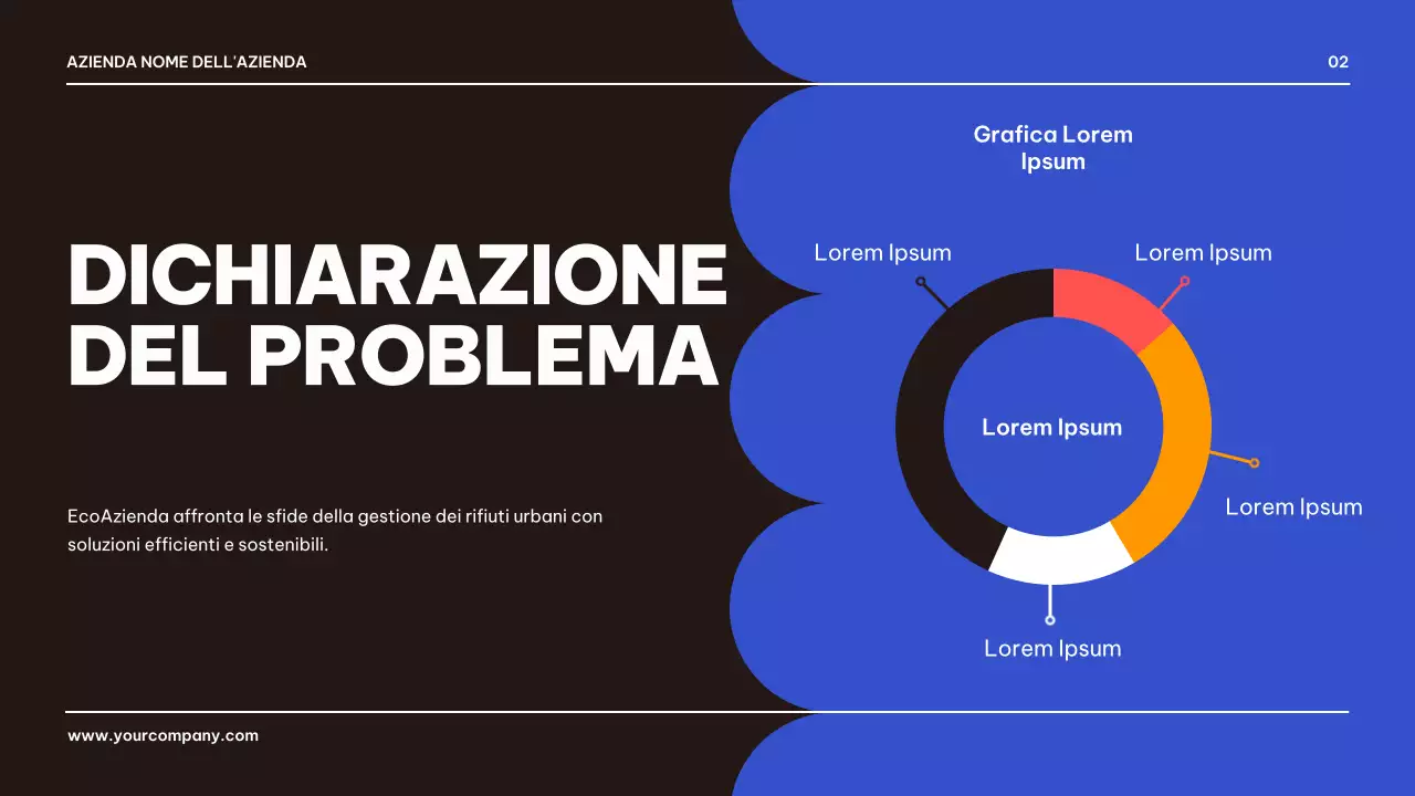 Blu Nero Geometrico Presentazione di presentazione del prodotto aziendale