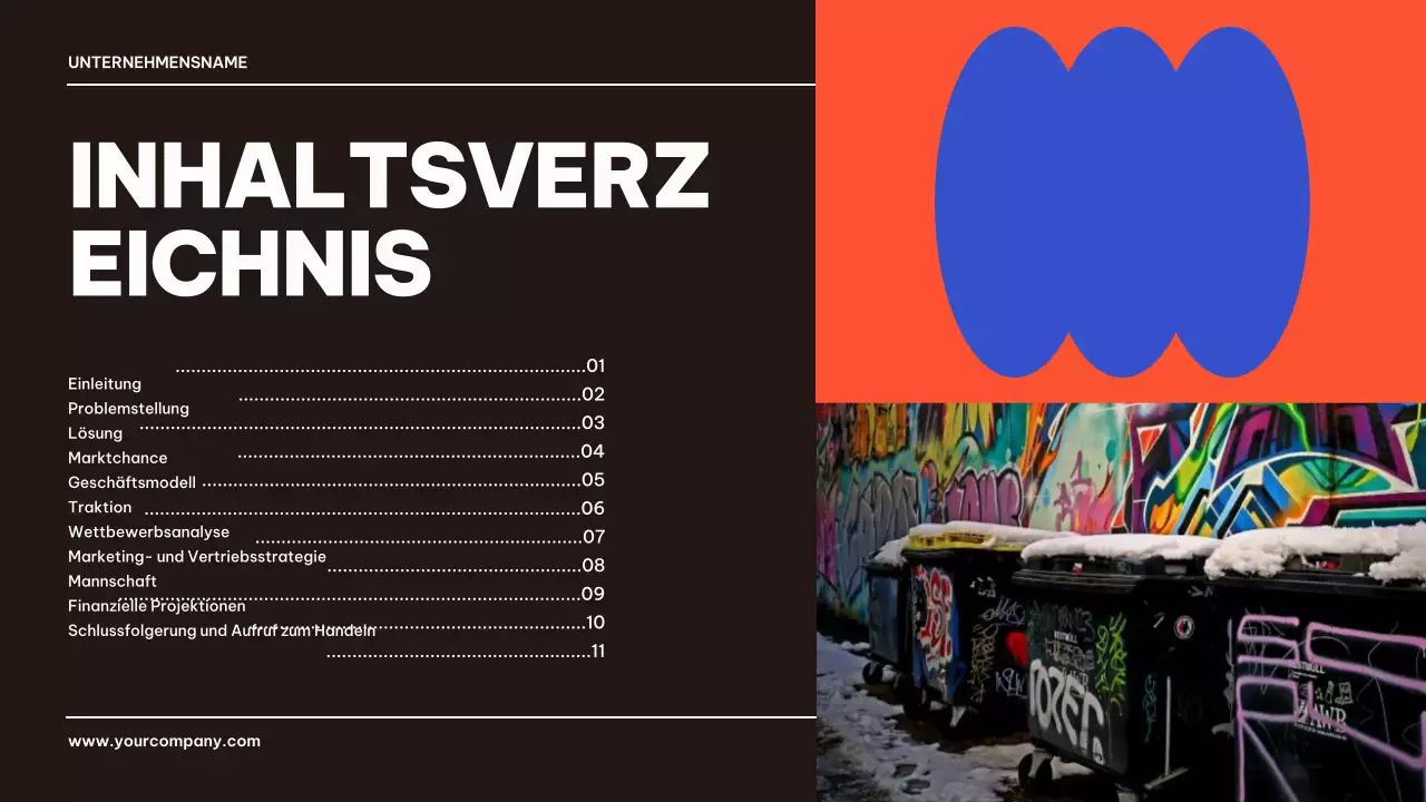 Blau Schwarz Geometrisch Business Produkt Pitch Präsentation