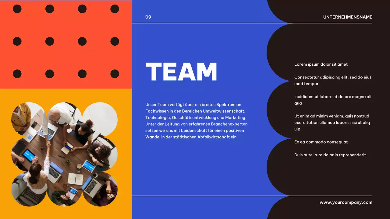 Blau Schwarz Geometrisch Business Produkt Pitch Präsentation