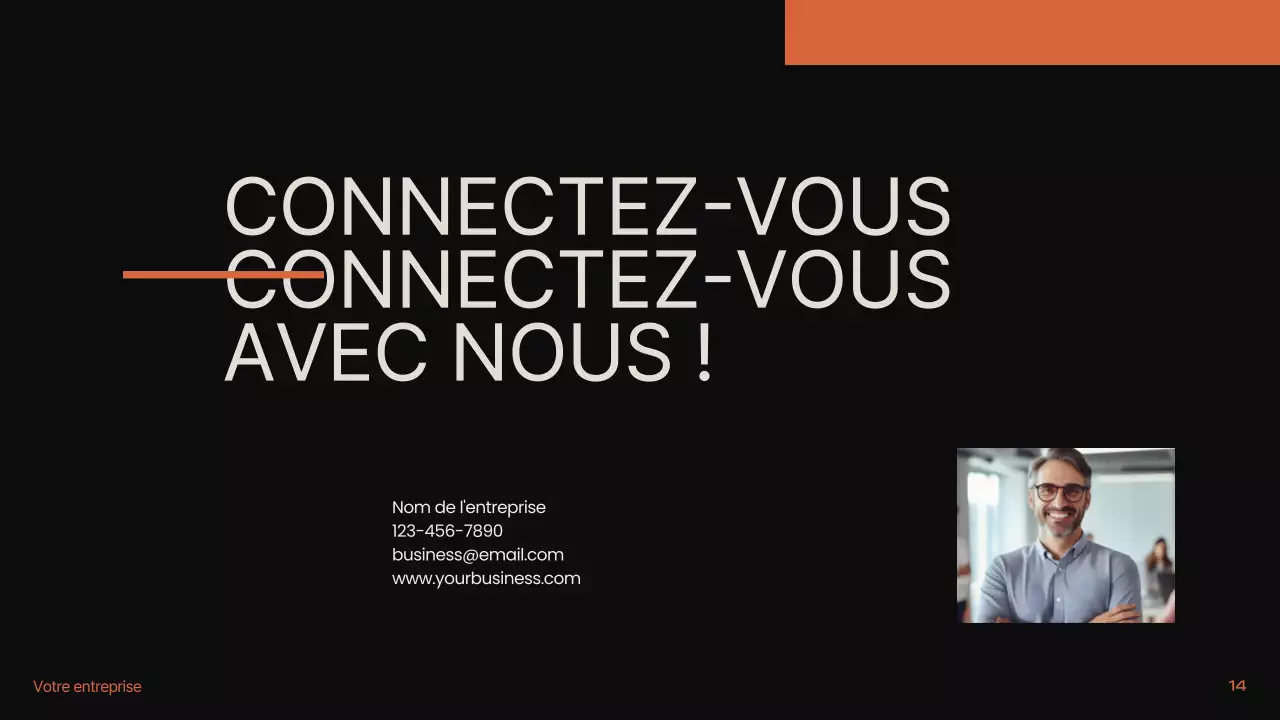 Noir Orange Beige Moderne Minimal Immobilier Introduction