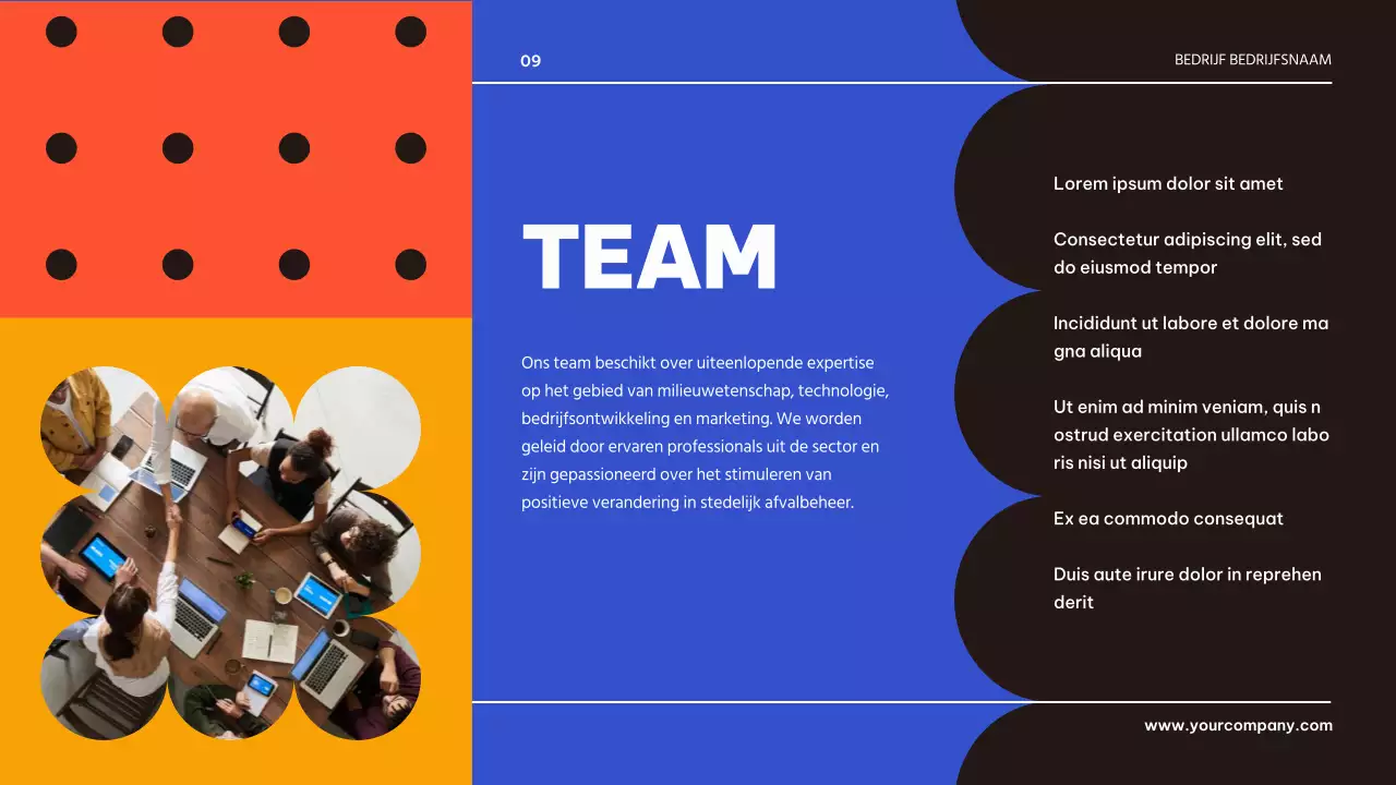 Blauw Zwart Geometrisch Zakelijk Product Pitch Presentatie