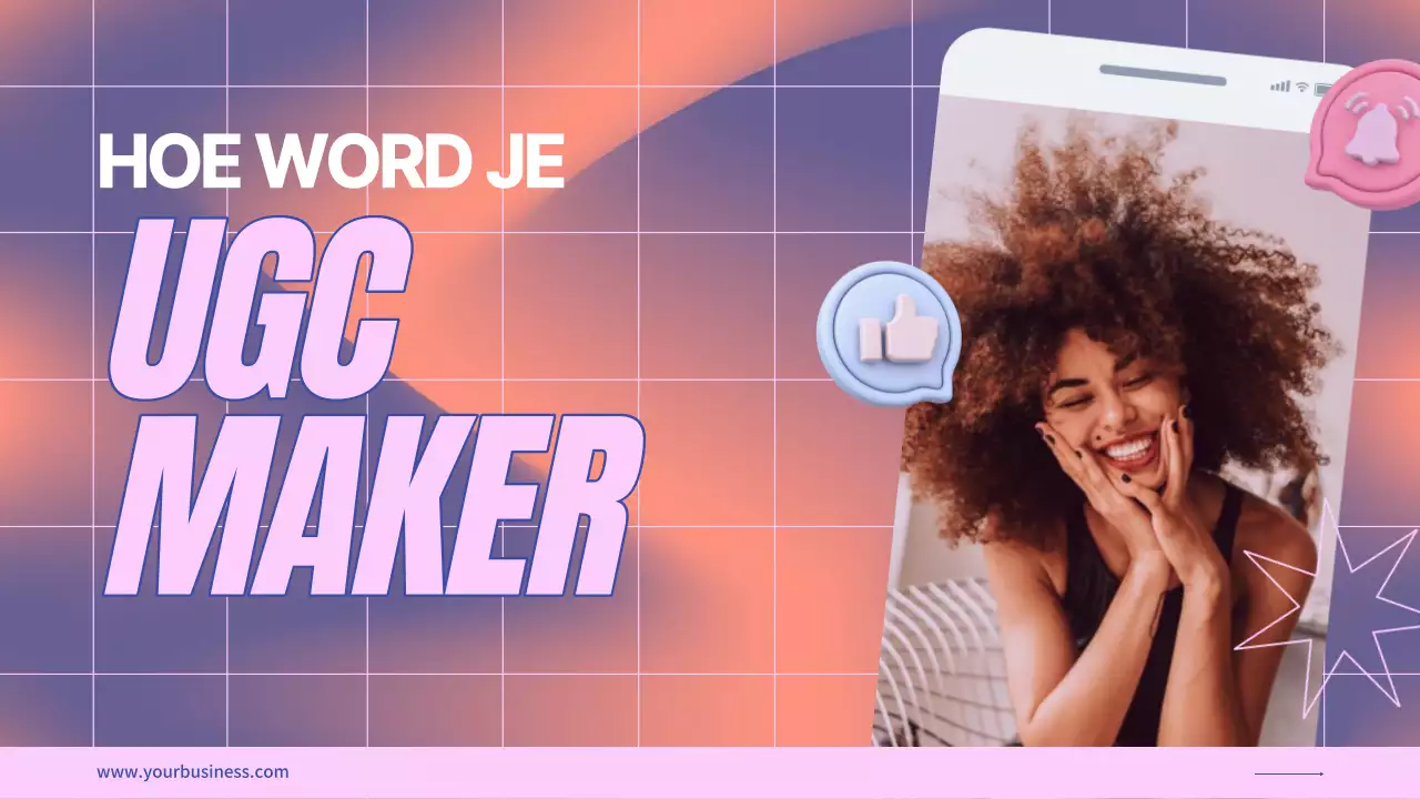 Paars Roze Moderne Trend Presentatie UGS Instructies