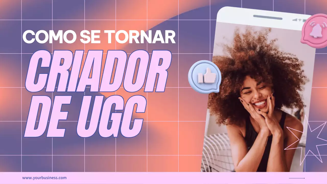 Roxo Rosa Tendência moderna Apresentação UGS Instruções