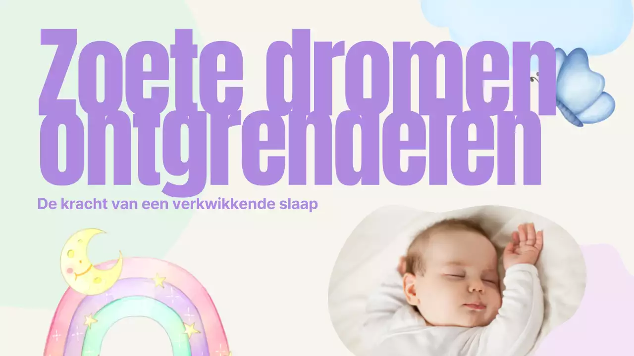 Pastel Roze Blauw Geel Groen Schattig Speels Kinderslaapboek