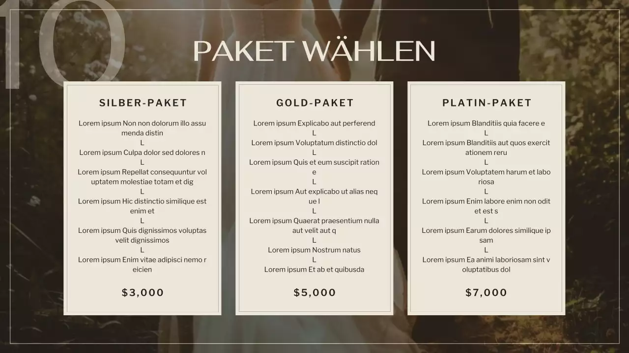 Schwarz Braun Elegant Hochzeit Agentur Promotion