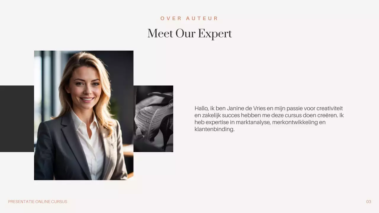Zwart Bruin Beige Minimale Online Cursus Promotie