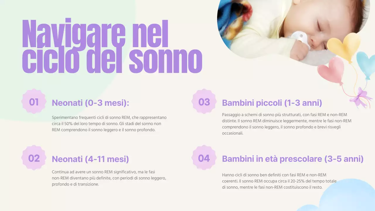 Rosa pastello Blu Giallo Verde Carino giocoso Guida alla nanna per bambini