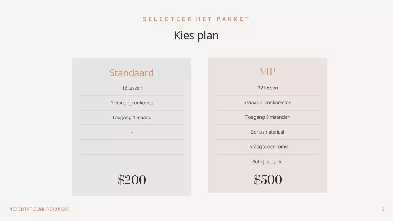 Zwart Bruin Beige Minimale Online Cursus Promotie