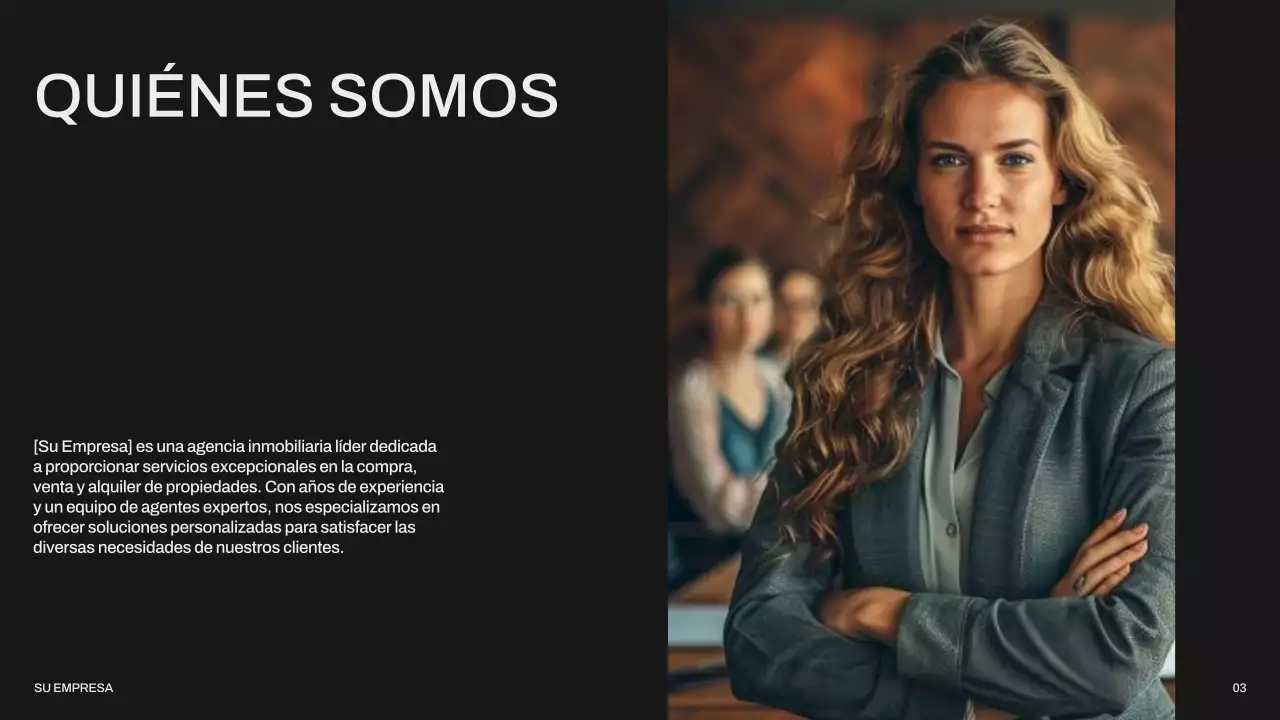 Negro Gris Moderno Minimal Agencia Inmobiliaria Introducción