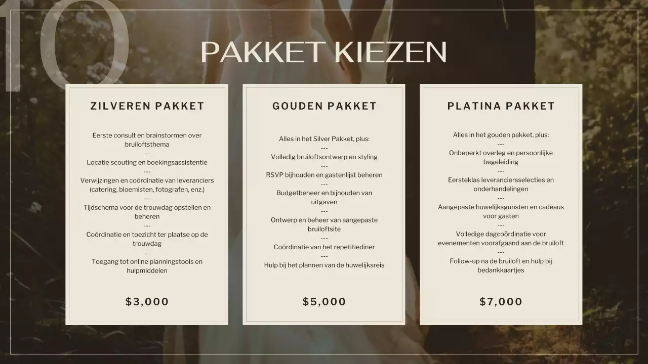 Zwart Bruin Elegant Huwelijksbureau Promotie