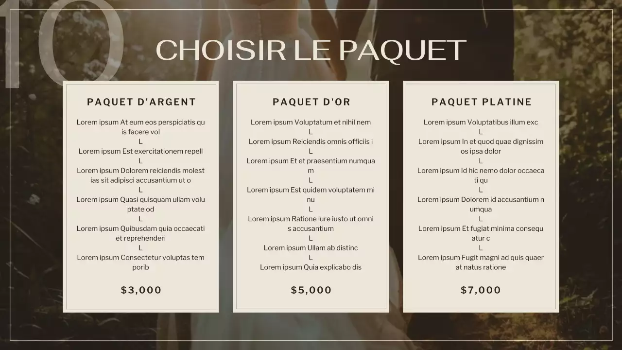 Noir Marron Elégant Agence de Mariage Promotion