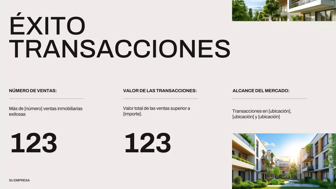 Negro Gris Moderno Minimal Agencia Inmobiliaria Introducción