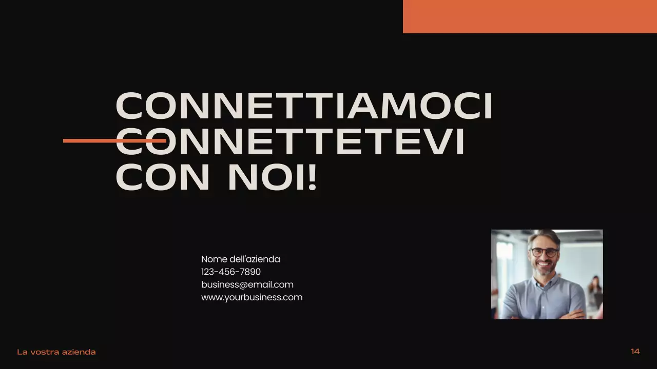 Nero Arancione Beige Moderno Minimale Introduzione Immobiliare