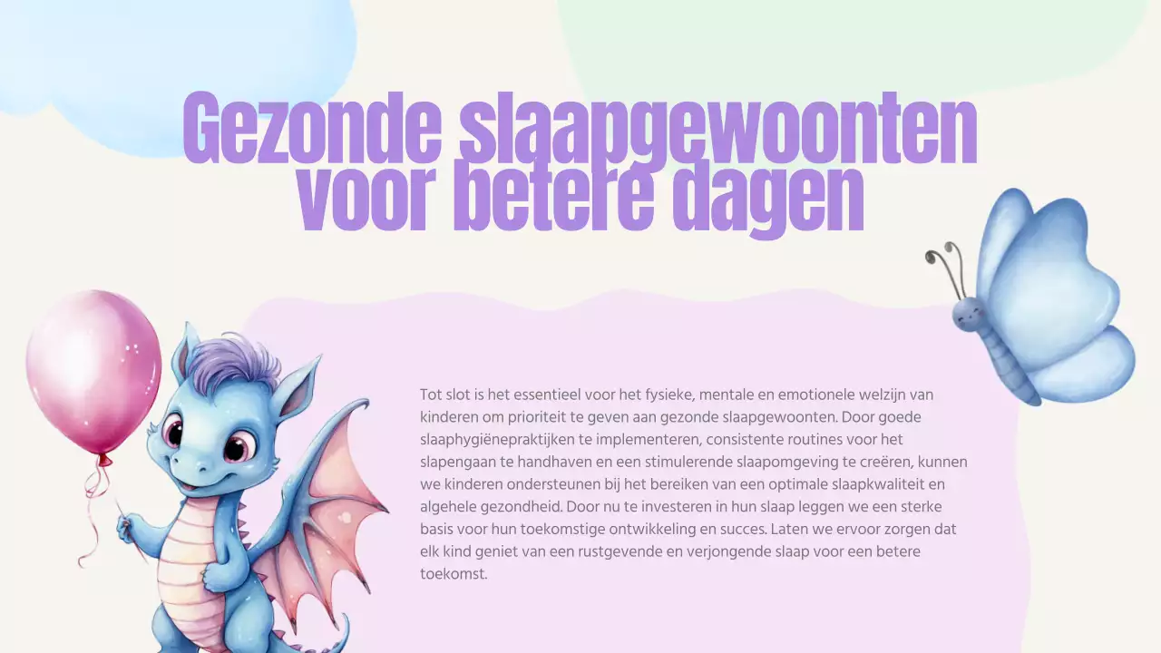 Pastel Roze Blauw Geel Groen Schattig Speels Kinderslaapboek